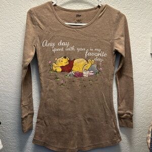 Disney winnie the Pooh long sleeve shirt XS